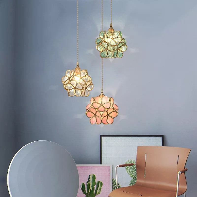 Hanglamp Glazen Bloem Nordic Design-light decor-De Bazelaar