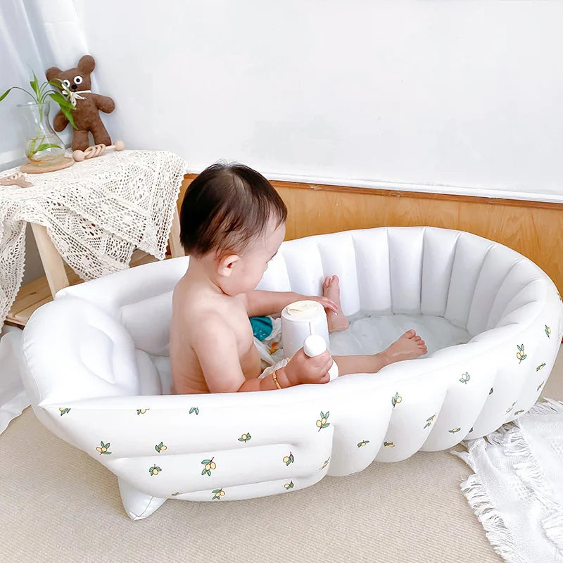 Blow Up Baby Bath™ - Veilig - Opblaasbaar - Voor Binnen en Buiten-Baby bath-De Bazelaar