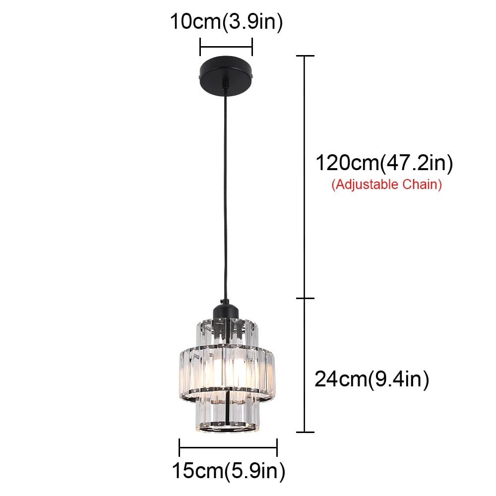 Elegante Kristallen Hanglamp Saela - Luxe Verlichting-light decor-De Bazelaar
