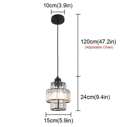 Elegante Kristallen Hanglamp Saela - Luxe Verlichting-light decor-De Bazelaar