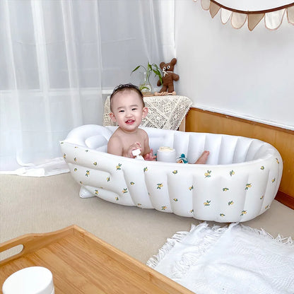 Blow Up Baby Bath™ - Veilig - Opblaasbaar - Voor Binnen en Buiten-Baby bath-De Bazelaar
