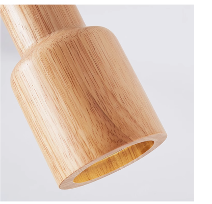 NordicGlow Houten Hanglamp - Scandinavische Stijl en Natuurlijke Warmte-light decor-De Bazelaar