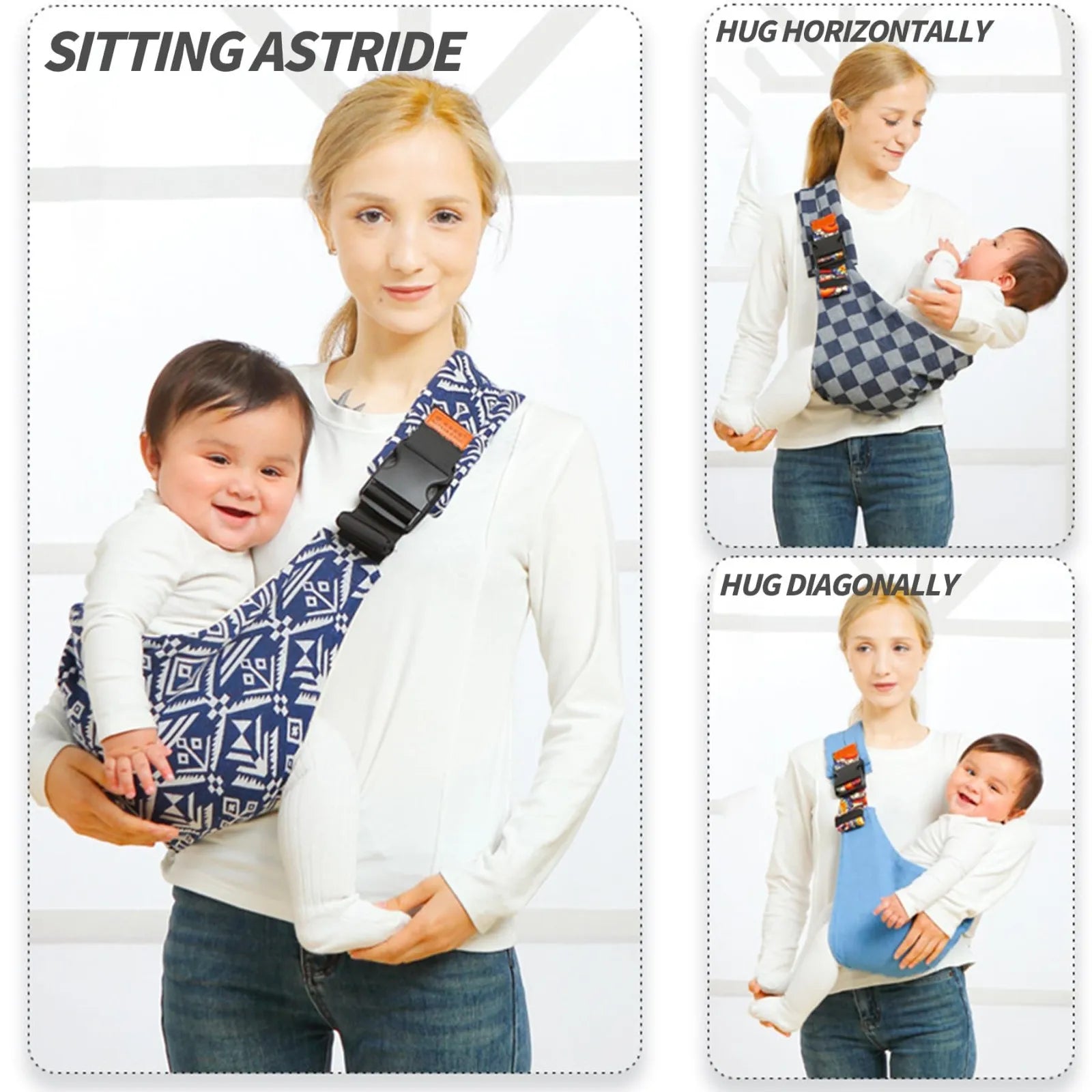 Carrycare Kinder Draagzak - Verstelbaar - Heupdrager - Comfortabel en Praktisch-Baby carrier-De Bazelaar