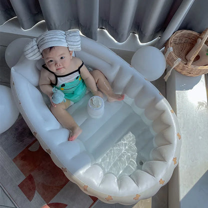 Blow Up Baby Bath™ - Veilig - Opblaasbaar - Voor Binnen en Buiten-Baby bath-De Bazelaar