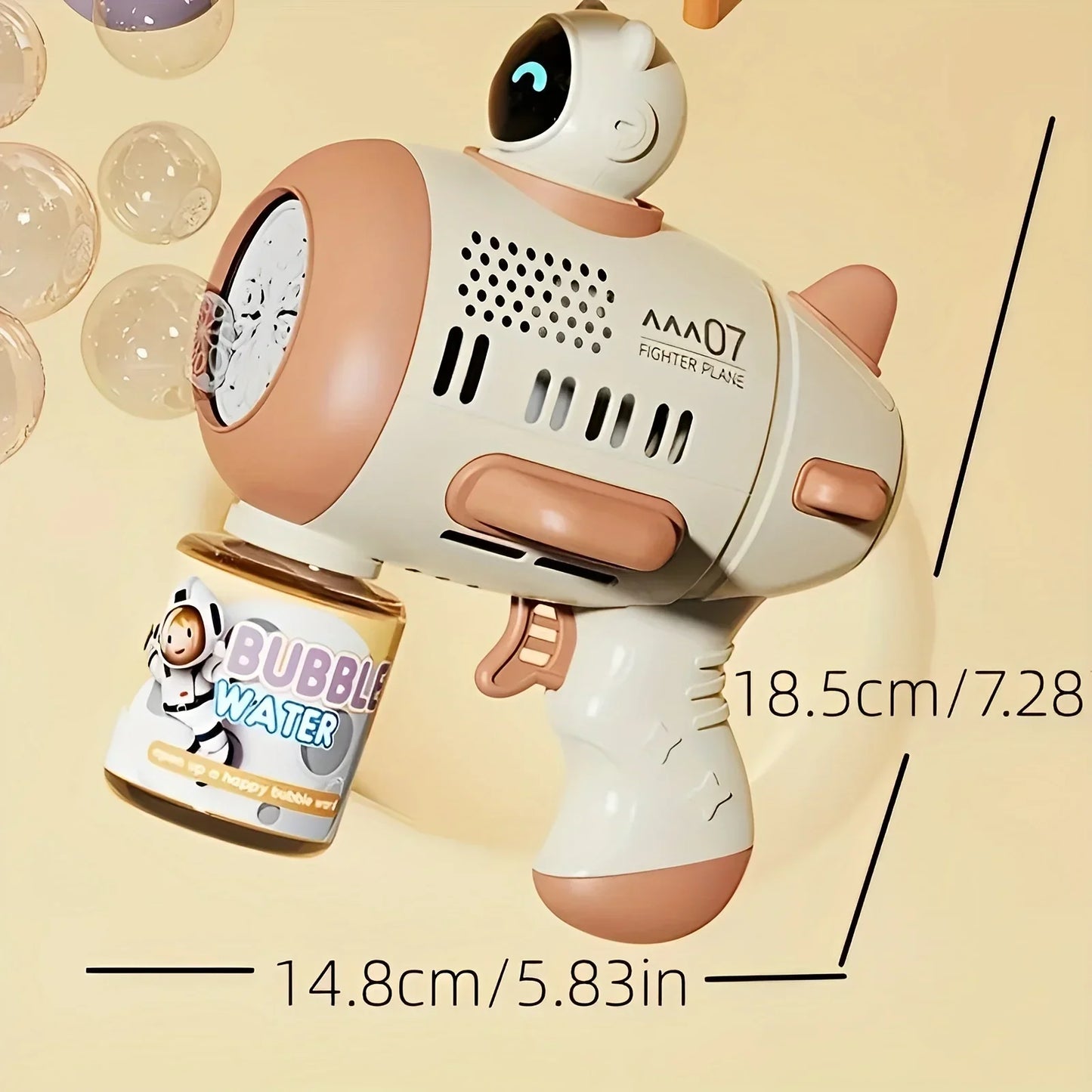 Spaceman Bubble Blaster - Innovatief Bubbelspeelgoed - Buitenplezier gegarandeerd-Toys-De Bazelaar