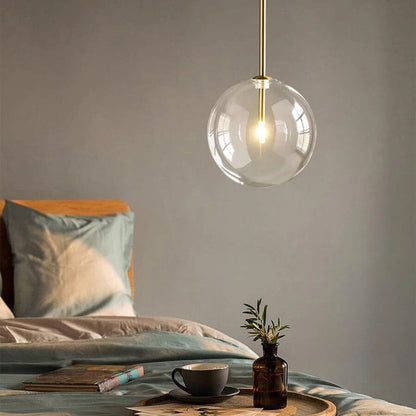 Scandinavische Glazen Hanglamp - Minimalistisch en Modern-light decor-De Bazelaar