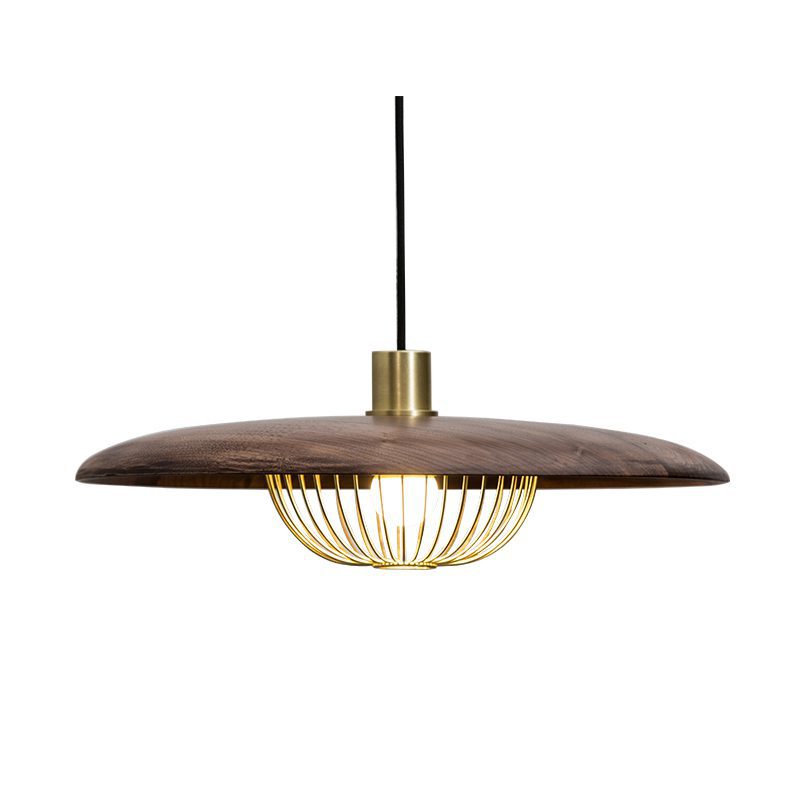 Kasa Nordic Houten Hanglamp met Metaal-light decor-De Bazelaar