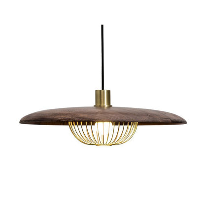 Kasa Nordic Houten Hanglamp met Metaal-light decor-De Bazelaar