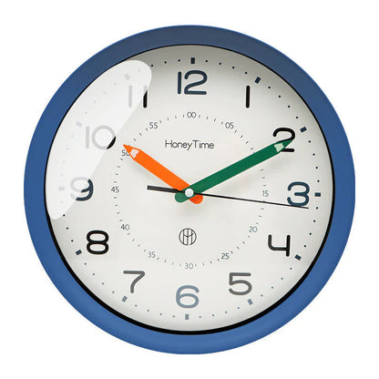 LearnTime - Stille Wandklok voor Kinderen - Educatief & Speels-Wall Clocks-De Bazelaar