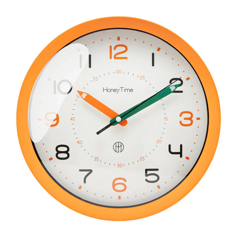 LearnTime - Stille Wandklok voor Kinderen - Educatief & Speels-Wall Clocks-De Bazelaar