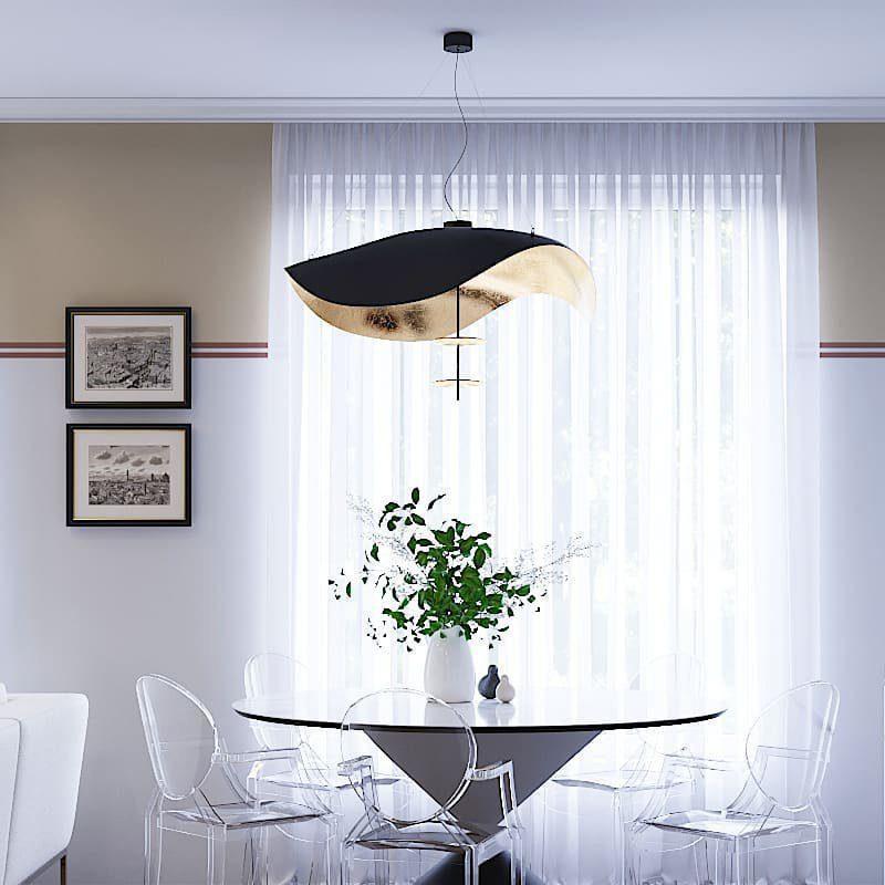 Nordic Lederam Manta Hanglamp – Elegant en Veelzijdig-light decor-De Bazelaar