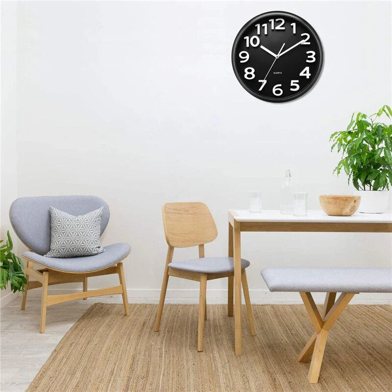 LumeStyle - Minimalistische Wandklok - Modern Design - Tijdloze Elegantie-Wall Clocks-De Bazelaar