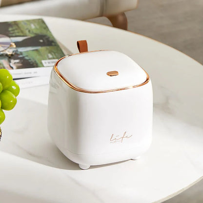 Luxe Decoratieve Tafelafvalbak Lattea - Stijlvol - Functioneel - Ruimtebesparend-Trash Bin-De Bazelaar