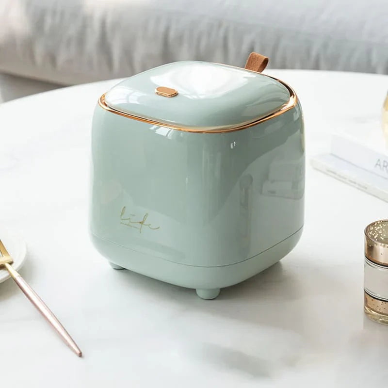 Luxe Decoratieve Tafelafvalbak Lattea - Stijlvol - Functioneel - Ruimtebesparend-Trash Bin-De Bazelaar