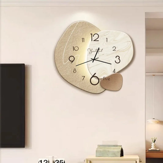 Luxe Wandklok - Verfijnd Ontwerp - Perfect voor Moderne Interieurs-Wall Clocks-De Bazelaar