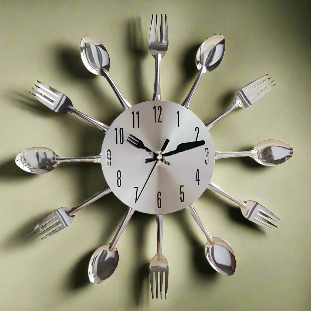 Bestek Design Wandklok - Stijlvol - Functioneel - Perfect voor Keuken-Wall Clocks-De Bazelaar