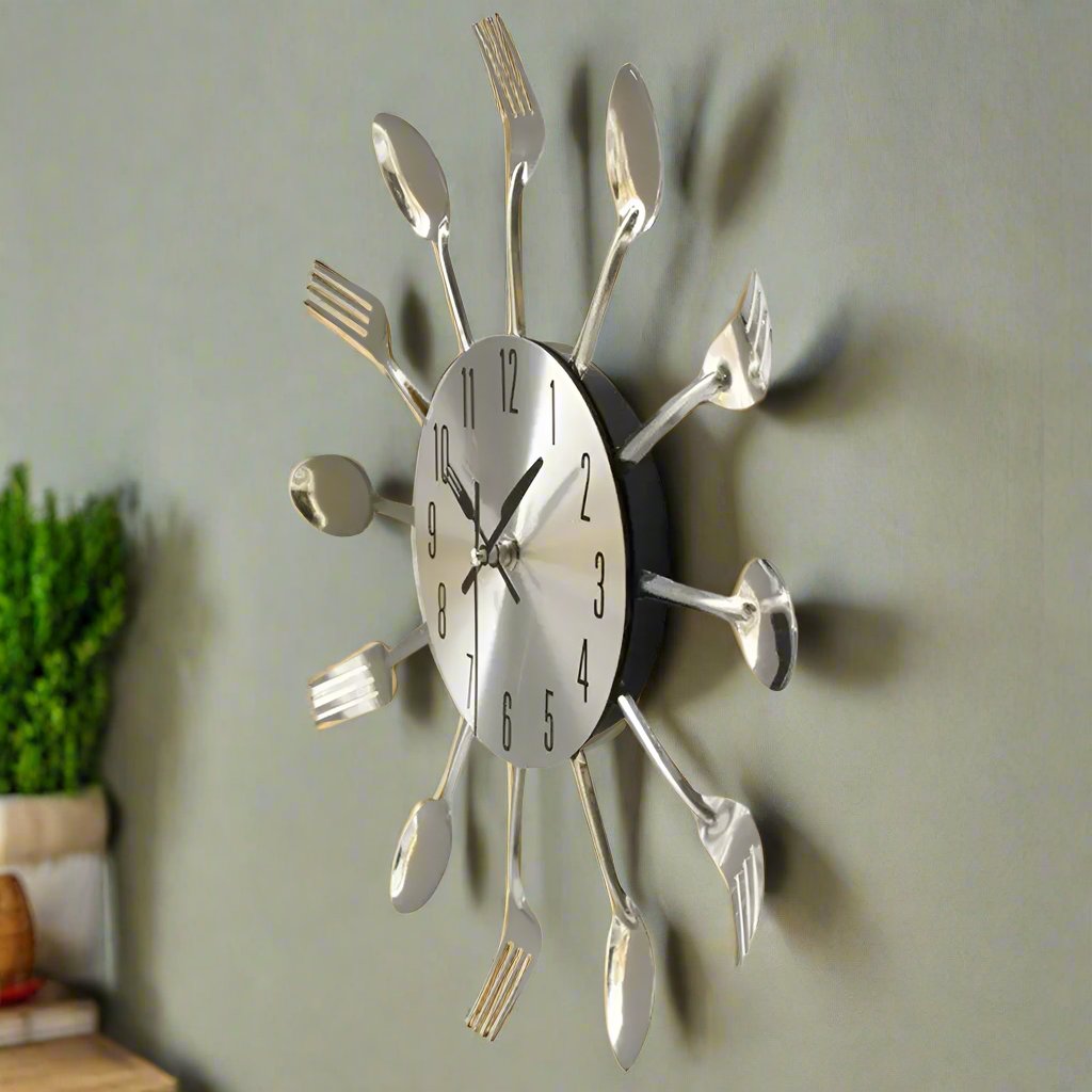 Bestek Design Wandklok - Stijlvol - Functioneel - Perfect voor Keuken-Wall Clocks-De Bazelaar