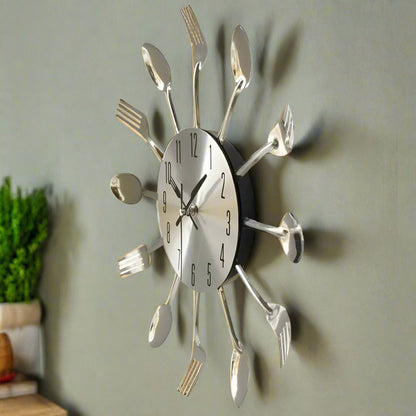 Bestek Design Wandklok - Stijlvol - Functioneel - Perfect voor Keuken-Wall Clocks-De Bazelaar