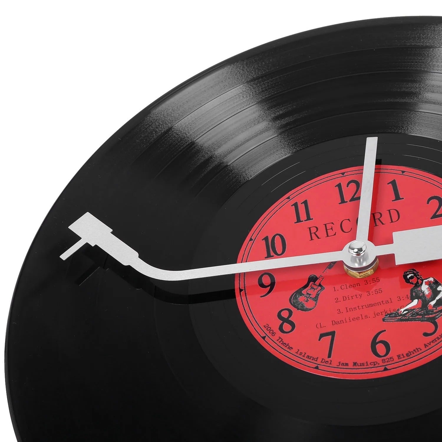 Vintage Vinyl Platen Wandklok - Uniek Decor - Tijdloos Design-Wall Clocks-De Bazelaar