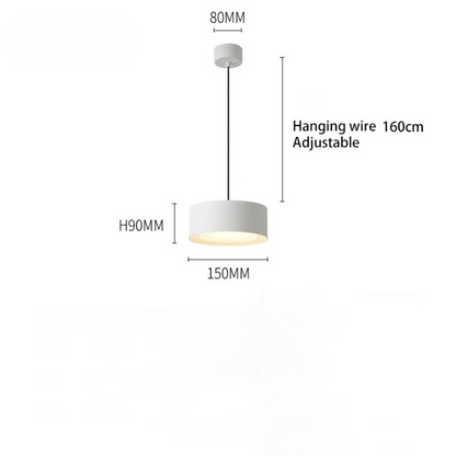 Moderne Ronde LED Hanglamp in 3 Kleuren-light decor-De Bazelaar