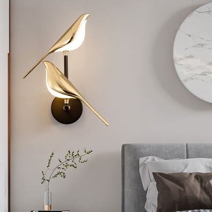 LumiBird - Scandinavische LED-vogel wandlamp
