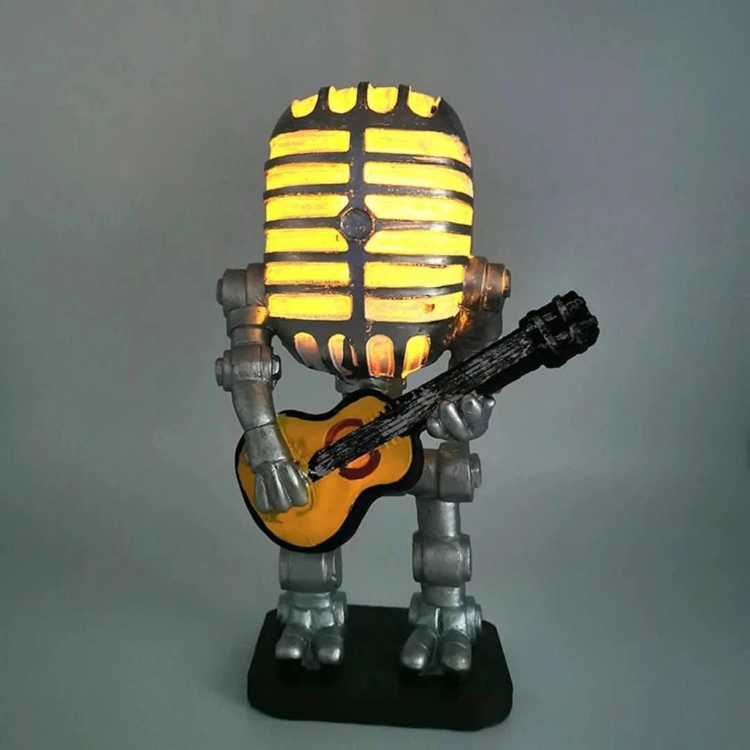 Microfoon Robot | Vintage Bureaulamp - #Microfoon Robot | Vintage BureaulampDe Bazelaar