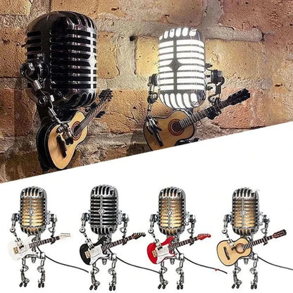 Microfoon Robot | Vintage Bureaulamp - #Microfoon Robot | Vintage BureaulampDe Bazelaar