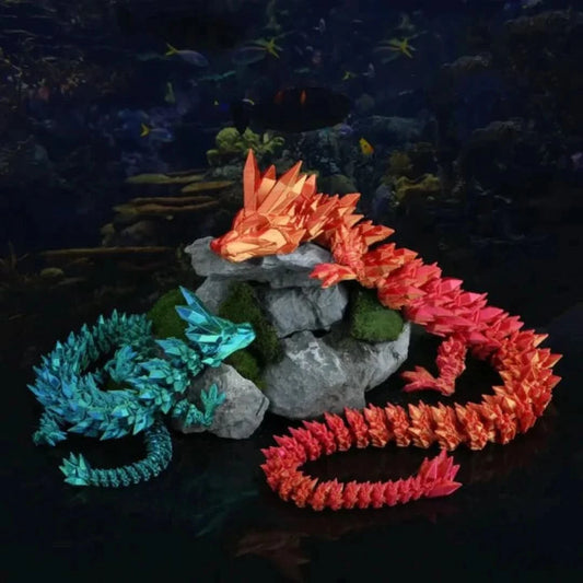 Multi-Draak™ | 3D-Kristallen Draak - #Multi-Draak™ | 3D-Kristallen DraakDe Bazelaar