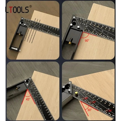 Multi-Hoek Meetliniaal | Professioneel Meetinstrument - #Multi-Hoek Meetliniaal | Professioneel MeetinstrumentDe Bazelaar