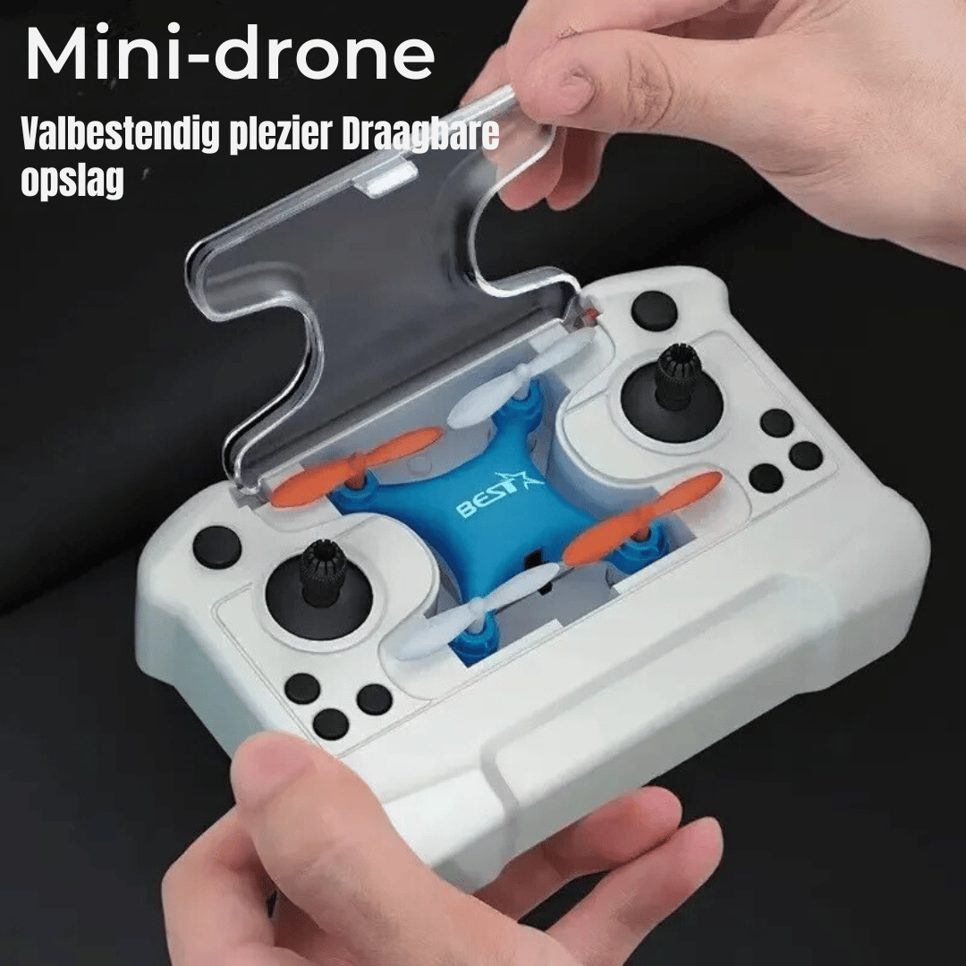 Mini Drone - Afstandsbediening en Hoogtevasthoudfunctie-Drone-De Bazelaar