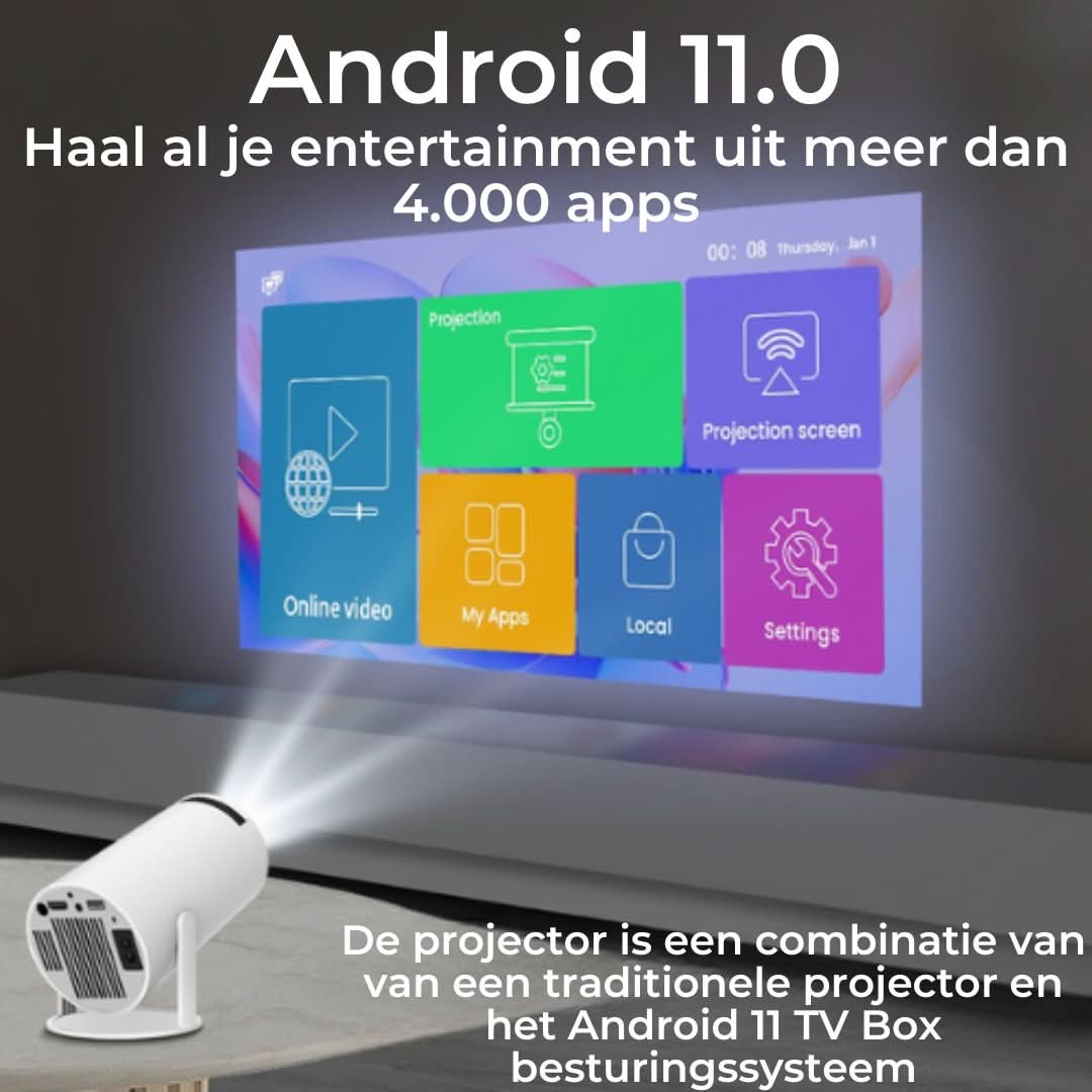 NanoCast - Slimme HD-projector