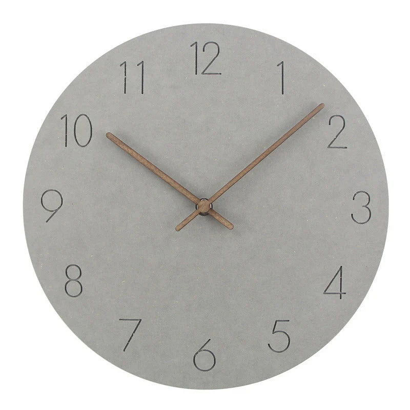 NordClock - Stille Scandinavische Wandklok - Minimalistisch Design-Wall Clocks-De Bazelaar
