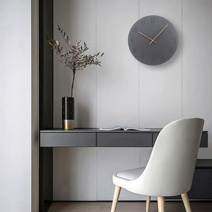 NordClock - Stille Scandinavische Wandklok - Minimalistisch Design-Wall Clocks-De Bazelaar