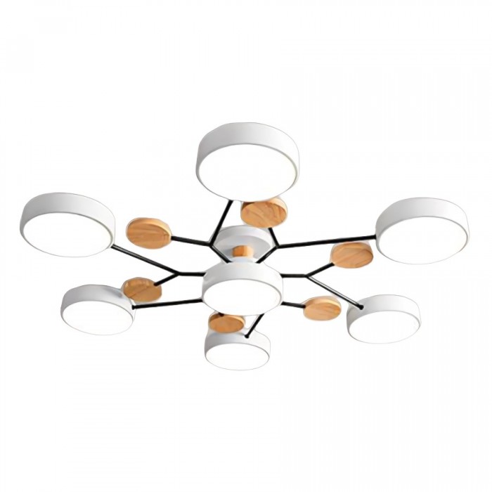 Elegant NordicBranch™ Plafondlamp – Scandinavisch Design met LED-light decor-De Bazelaar
