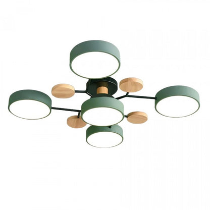 Elegant NordicBranch™ Plafondlamp – Scandinavisch Design met LED-light decor-De Bazelaar