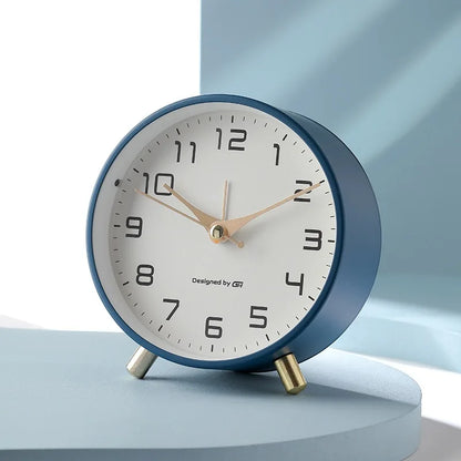 NordTime - Scandinavische Stille Tafelklok - Elegant en Functioneel-Wall Clocks-De Bazelaar