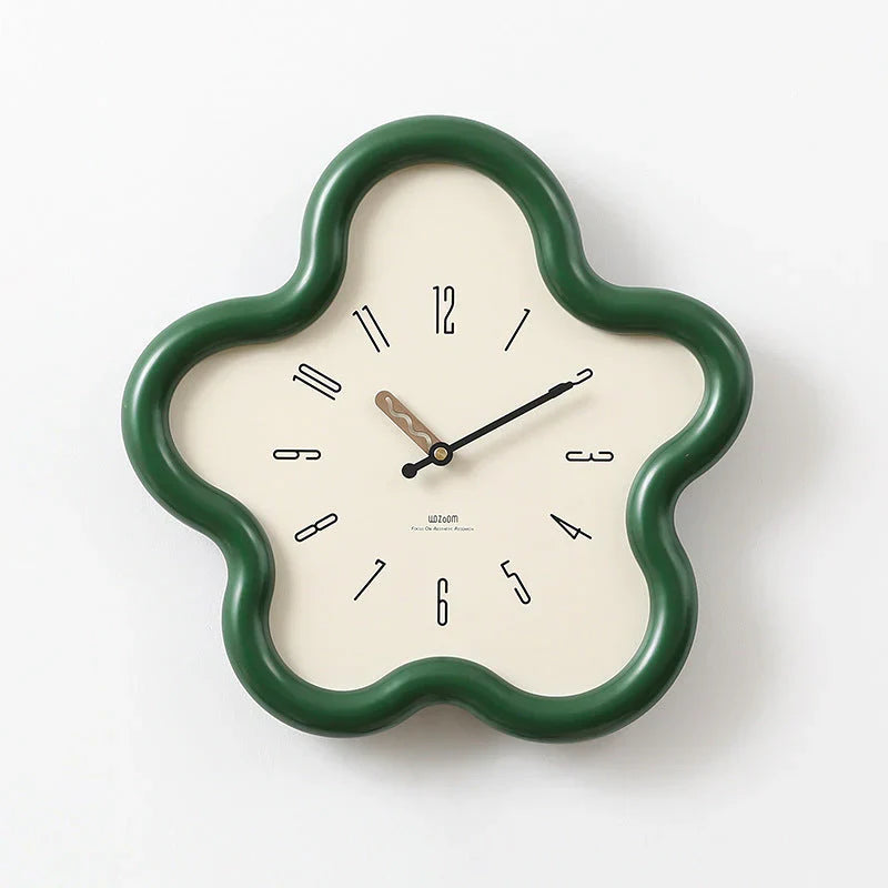PetalTime - 3D Wandklok - Stille Beweging - Uniek Design-Wall Clocks-De Bazelaar