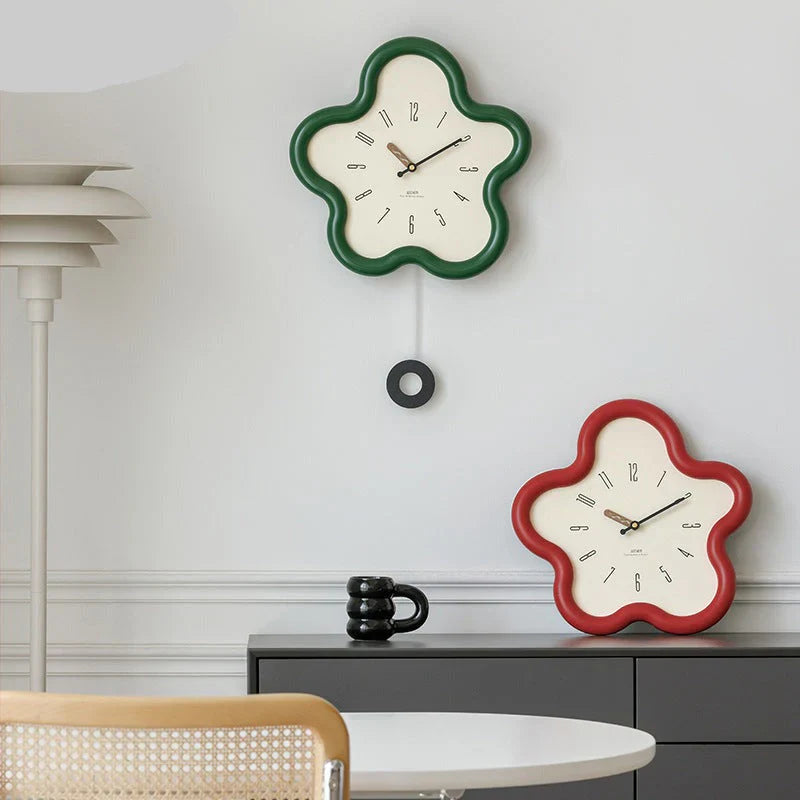 PetalTime - 3D Wandklok - Stille Beweging - Uniek Design-Wall Clocks-De Bazelaar