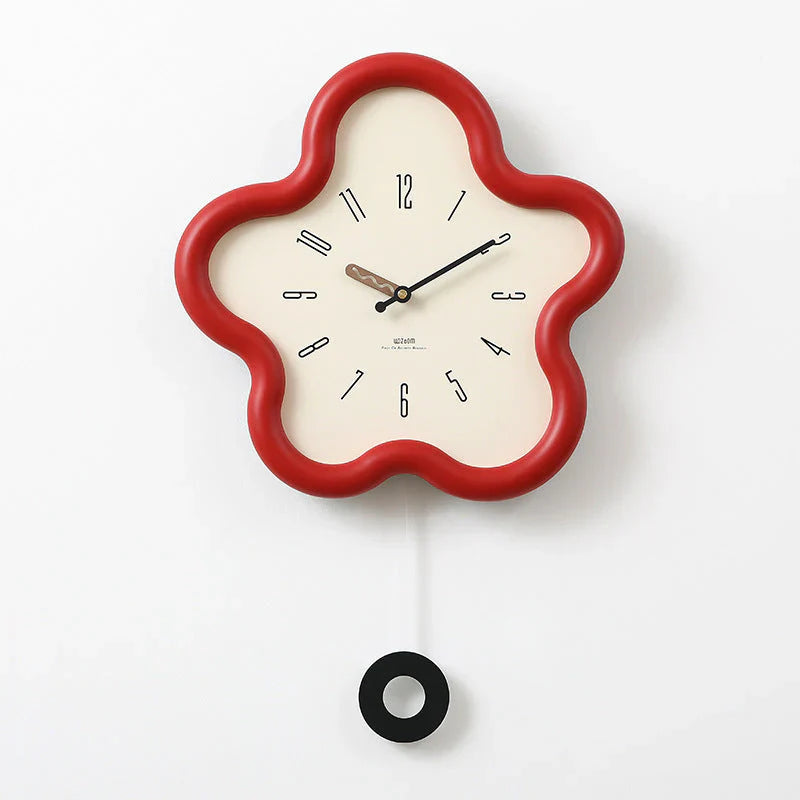 PetalTime - 3D Wandklok - Stille Beweging - Uniek Design-Wall Clocks-De Bazelaar