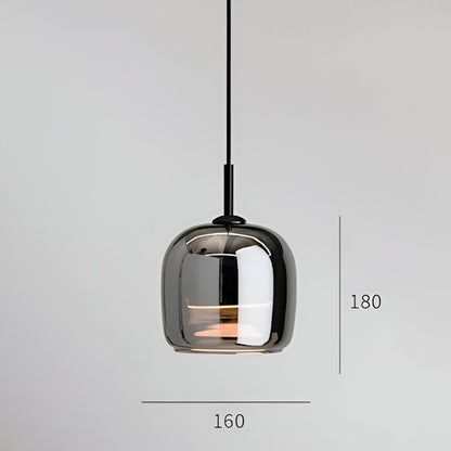 Luxe LED Deurhanger van Noordisch Glas-light decor-De Bazelaar