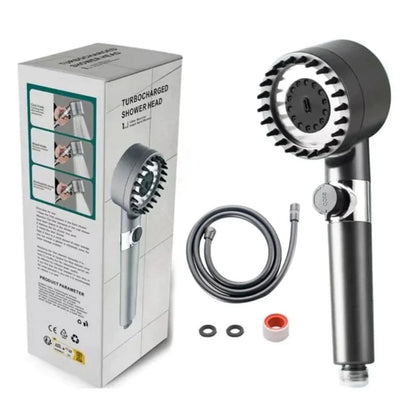 PressurePlus | 4-in-1 Douche Kop - #PressurePlus | 4-in-1 Douche KopDe Bazelaar