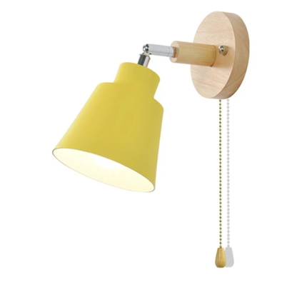 Draaibare Collin Wandlamp met Trekketting Schakelaar