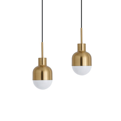 Niku Hanglamp – Luxe Messing & Glas Design-light decor-De Bazelaar