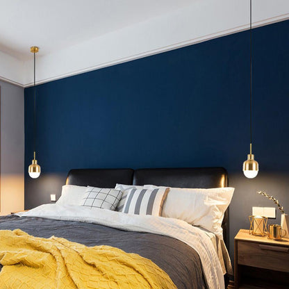 Niku Hanglamp – Luxe Messing & Glas Design-light decor-De Bazelaar