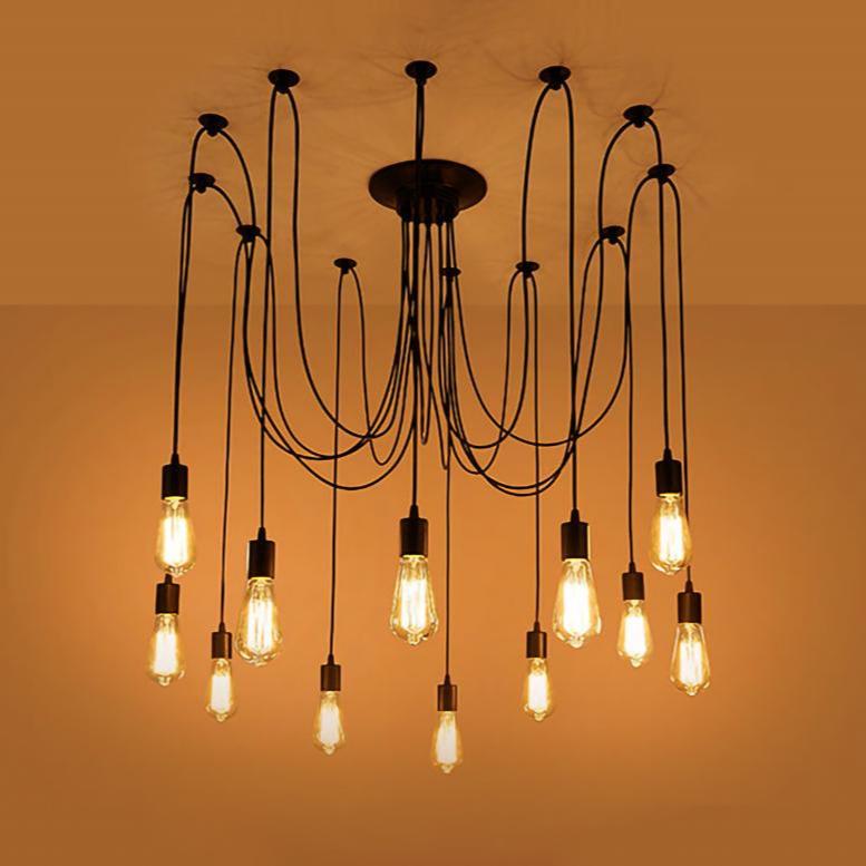 Spider Plafondlamp – Modern Industrieel Design-light decor-De Bazelaar