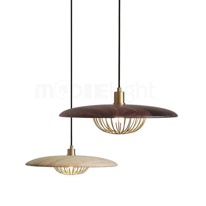 Kasa Nordic Houten Hanglamp met Metaal-light decor-De Bazelaar