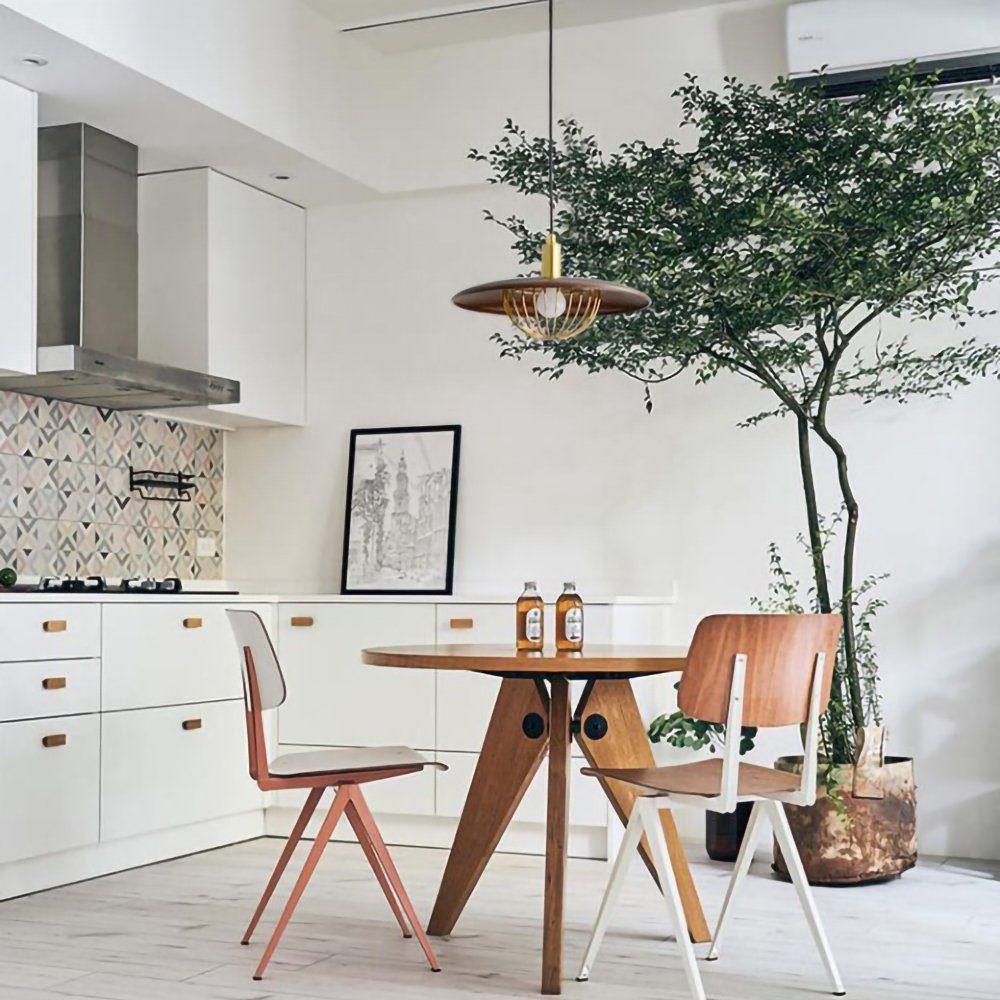 Kasa Nordic Houten Hanglamp met Metaal-light decor-De Bazelaar