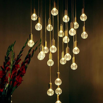 Kristallen Noordse LED Hanglamp – Luxe Verlichting-light decor-De Bazelaar
