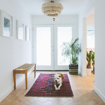 Boheemse Hanglamp met Stoffen Franje-light decor-De Bazelaar