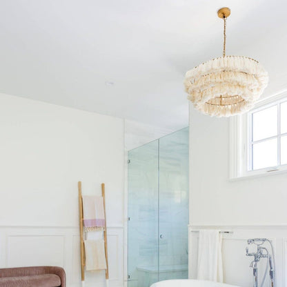 Boheemse Hanglamp met Stoffen Franje-light decor-De Bazelaar